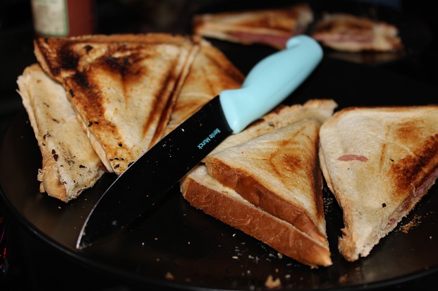 toasty na talíři